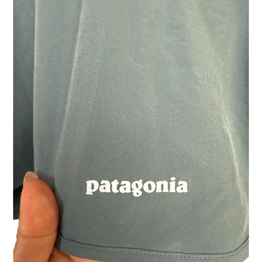 Patagonia Women’s Baggies Style Lined Athletic Shorts Blue XL Running - Picture 4 of 6